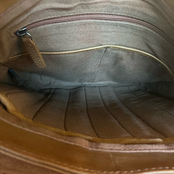 Brown Leather Satchel - Picture 4 of 7